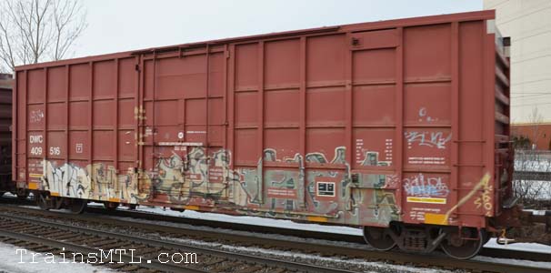 Car/wagon DWC409516 left side / coté gauche